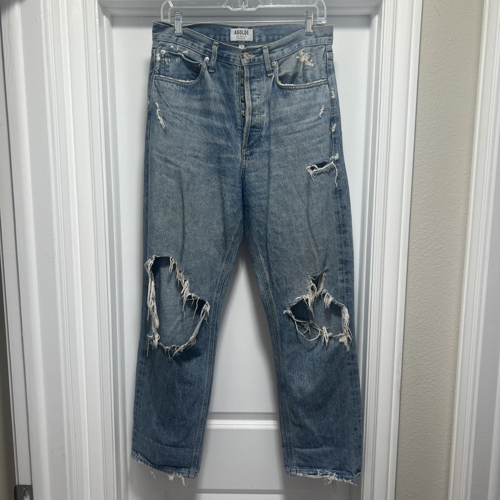 AGOLDE '90's Jeans Distressed Medium Wash A069C-811 Jeans‎ size 26